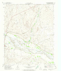 Canadian East Texas Historical topographic map, 1:24000 scale, 7.5 X 7.5 Minute, Year 1972