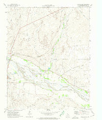 Canadian East Texas Historical topographic map, 1:24000 scale, 7.5 X 7.5 Minute, Year 1972