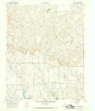 Canadian SE Texas Historical topographic map, 1:24000 scale, 7.5 X 7.5 Minute, Year 1967