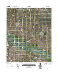Canadian East Texas Historical topographic map, 1:24000 scale, 7.5 X 7.5 Minute, Year 2012