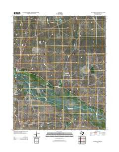 Canadian East Texas Historical topographic map, 1:24000 scale, 7.5 X 7.5 Minute, Year 2012