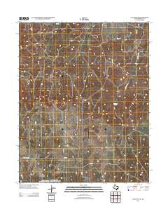 Canadian SE Texas Historical topographic map, 1:24000 scale, 7.5 X 7.5 Minute, Year 2012