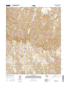 Canadian SE Texas Current topographic map, 1:24000 scale, 7.5 X 7.5 Minute, Year 2016