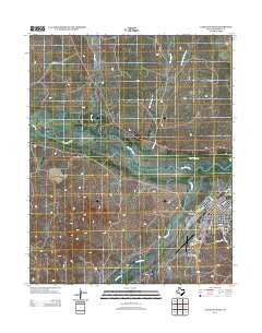 Canadian West Texas Historical topographic map, 1:24000 scale, 7.5 X 7.5 Minute, Year 2012