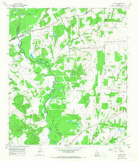 Canary Texas Historical topographic map, 1:24000 scale, 7.5 X 7.5 Minute, Year 1965