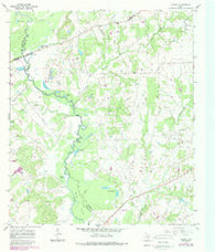 Canary Texas Historical topographic map, 1:24000 scale, 7.5 X 7.5 Minute, Year 1965