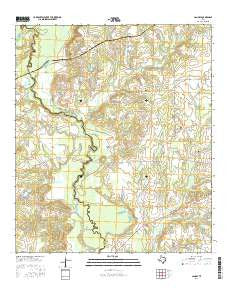 Canary Texas Current topographic map, 1:24000 scale, 7.5 X 7.5 Minute, Year 2016