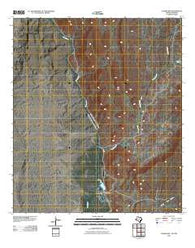Candelaria Texas Historical topographic map, 1:24000 scale, 7.5 X 7.5 Minute, Year 2010
