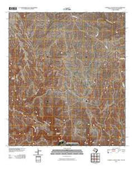 Candilla Canyon East Texas Historical topographic map, 1:24000 scale, 7.5 X 7.5 Minute, Year 2010
