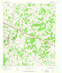 Canton Texas Historical topographic map, 1:24000 scale, 7.5 X 7.5 Minute, Year 1962