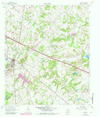 Canton Texas Historical topographic map, 1:24000 scale, 7.5 X 7.5 Minute, Year 1962