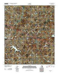 Canton Texas Historical topographic map, 1:24000 scale, 7.5 X 7.5 Minute, Year 2010