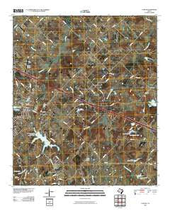 Canton Texas Historical topographic map, 1:24000 scale, 7.5 X 7.5 Minute, Year 2010