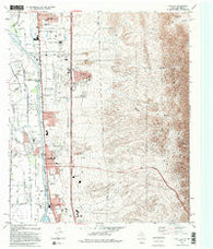 Canutillo Texas Historical topographic map, 1:24000 scale, 7.5 X 7.5 Minute, Year 1995