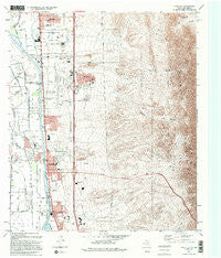 Canutillo Texas Historical topographic map, 1:24000 scale, 7.5 X 7.5 Minute, Year 1995