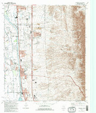 Canutillo Texas Historical topographic map, 1:24000 scale, 7.5 X 7.5 Minute, Year 1995