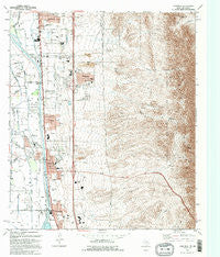 Canutillo Texas Historical topographic map, 1:24000 scale, 7.5 X 7.5 Minute, Year 1995