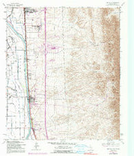 Canutillo Texas Historical topographic map, 1:24000 scale, 7.5 X 7.5 Minute, Year 1955