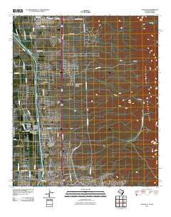 Canutillo Texas Historical topographic map, 1:24000 scale, 7.5 X 7.5 Minute, Year 2010