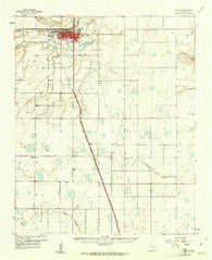 Canyon Texas Historical topographic map, 1:62500 scale, 15 X 15 Minute, Year 1960