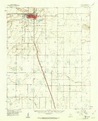 Canyon Texas Historical topographic map, 1:62500 scale, 15 X 15 Minute, Year 1960