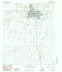 Canyon Texas Historical topographic map, 1:24000 scale, 7.5 X 7.5 Minute, Year 1984