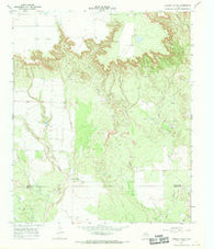 Canyon Valley Texas Historical topographic map, 1:24000 scale, 7.5 X 7.5 Minute, Year 1966