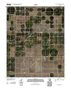 Canyon School Texas Historical topographic map, 1:24000 scale, 7.5 X 7.5 Minute, Year 2010