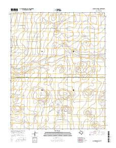 Canyon School Texas Current topographic map, 1:24000 scale, 7.5 X 7.5 Minute, Year 2016