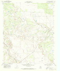 Cap Rock SE Texas Historical topographic map, 1:24000 scale, 7.5 X 7.5 Minute, Year 1969