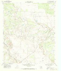 Cap Rock SE Texas Historical topographic map, 1:24000 scale, 7.5 X 7.5 Minute, Year 1969