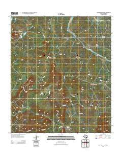 Cap Mountain Texas Historical topographic map, 1:24000 scale, 7.5 X 7.5 Minute, Year 2012