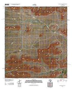 Cap Rock Butte Texas Historical topographic map, 1:24000 scale, 7.5 X 7.5 Minute, Year 2010