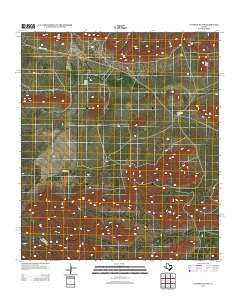 Cap Rock Butte Texas Historical topographic map, 1:24000 scale, 7.5 X 7.5 Minute, Year 2012