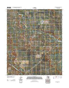 Cap Rock SE Texas Historical topographic map, 1:24000 scale, 7.5 X 7.5 Minute, Year 2012
