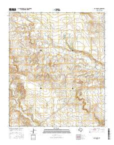 Cap Rock SE Texas Current topographic map, 1:24000 scale, 7.5 X 7.5 Minute, Year 2016