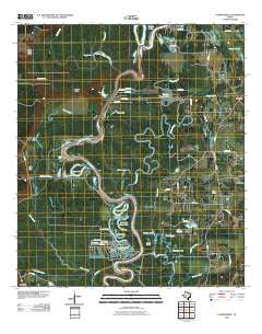 Capers Ridge Texas Historical topographic map, 1:24000 scale, 7.5 X 7.5 Minute, Year 2010