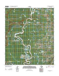 Capers Ridge Texas Historical topographic map, 1:24000 scale, 7.5 X 7.5 Minute, Year 2013