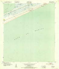Caplen Texas Historical topographic map, 1:24000 scale, 7.5 X 7.5 Minute, Year 1943