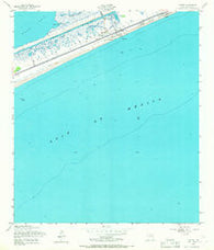 Caplen Texas Historical topographic map, 1:24000 scale, 7.5 X 7.5 Minute, Year 1954