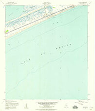 Caplen Texas Historical topographic map, 1:24000 scale, 7.5 X 7.5 Minute, Year 1954