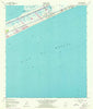 Caplen Texas Historical topographic map, 1:24000 scale, 7.5 X 7.5 Minute, Year 1954