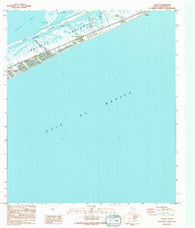 Caplen Texas Historical topographic map, 1:24000 scale, 7.5 X 7.5 Minute, Year 1994