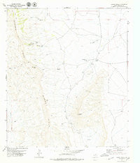 Capote Peak Texas Historical topographic map, 1:24000 scale, 7.5 X 7.5 Minute, Year 1978