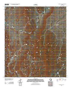 Capote Falls Texas Historical topographic map, 1:24000 scale, 7.5 X 7.5 Minute, Year 2010