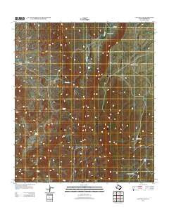 Capote Falls Texas Historical topographic map, 1:24000 scale, 7.5 X 7.5 Minute, Year 2012