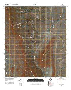 Capote Peak Texas Historical topographic map, 1:24000 scale, 7.5 X 7.5 Minute, Year 2010