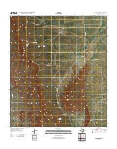 Capote Peak Texas Historical topographic map, 1:24000 scale, 7.5 X 7.5 Minute, Year 2012