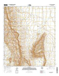 Capote Peak Texas Current topographic map, 1:24000 scale, 7.5 X 7.5 Minute, Year 2016