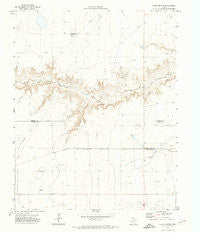 Capps Switch Texas Historical topographic map, 1:24000 scale, 7.5 X 7.5 Minute, Year 1972